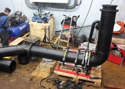 90 - 315mmのHDPEの管のための半自動バット融接機械