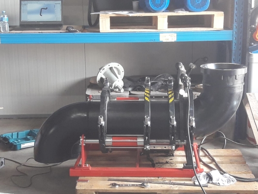 0-6.3mpa赤い/カスタマイズされる油圧バット融接機械