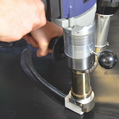 Hdpe ゲオメブランのハンドホルデッド プラスチック エクストルーダー ウェルディ ブースター Ex2