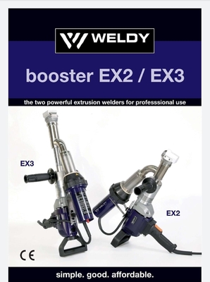 3kw コンパクト ハンドヘルド プラスチック エクストルーダー 溶接ブースター Ex2
