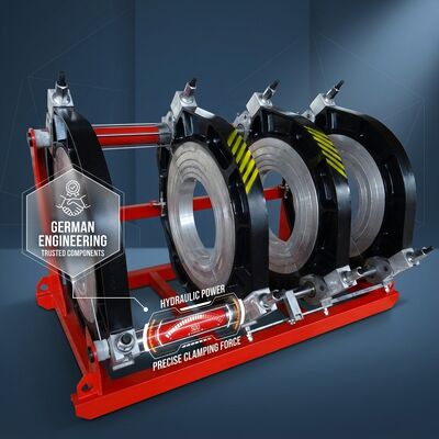 630-1200mm HDPE バット溶接機 | DVS2207 油圧マシン
