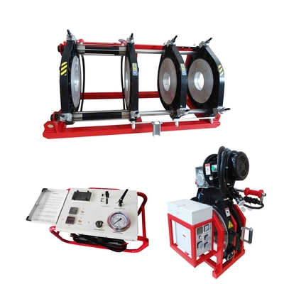 24" IPSのHDPEのバット融接機械半自動12.35KW
