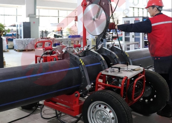 分野IPSの油圧バット溶接工16"、クレーンが付いている管の融接機械