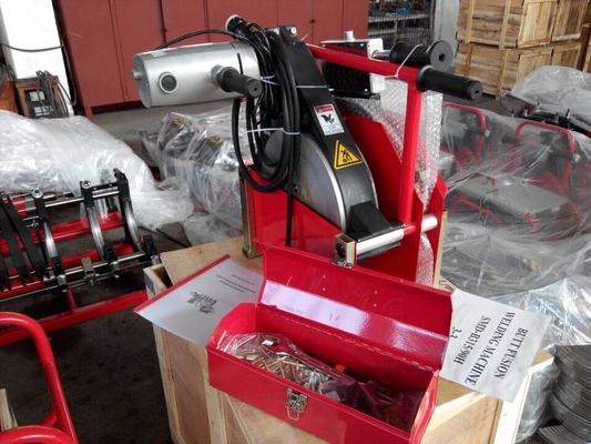 355mmの110V HDPEのバット溶接機、1.1KW油圧バット融合機械