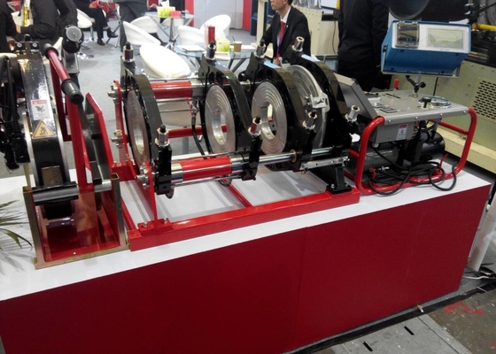 355mmの110V HDPEのバット溶接機、1.1KW油圧バット融合機械
